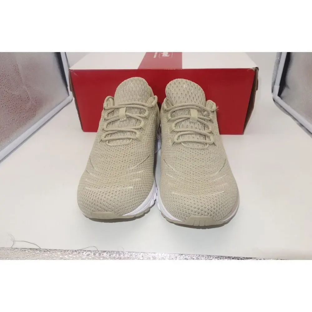 NEW Propet Tour Knit Sneakers Shoes Sand Tan Brown Women's 12 Narrow